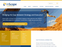 Tablet Screenshot of inscopeinternational.com